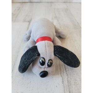 PP gray hound puppy dog plush stuffed animal toy figure